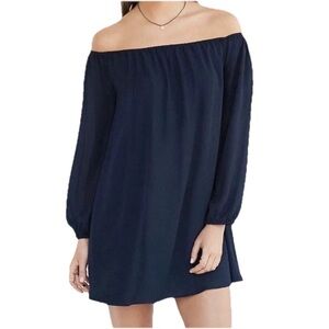 Urban Outfitters Navy Long Sleeve Dress
